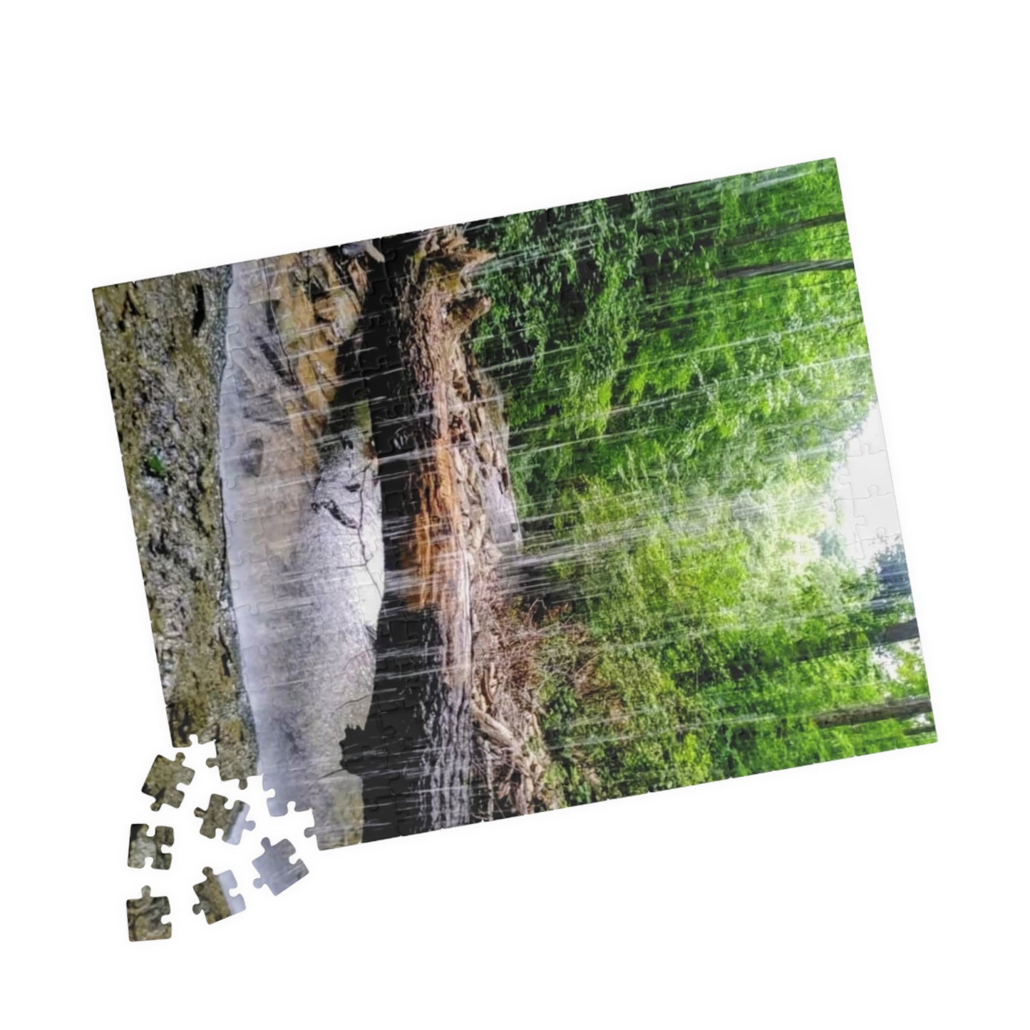 Under the waterfall Puzzle (110, 252, 520, 1014-piece)