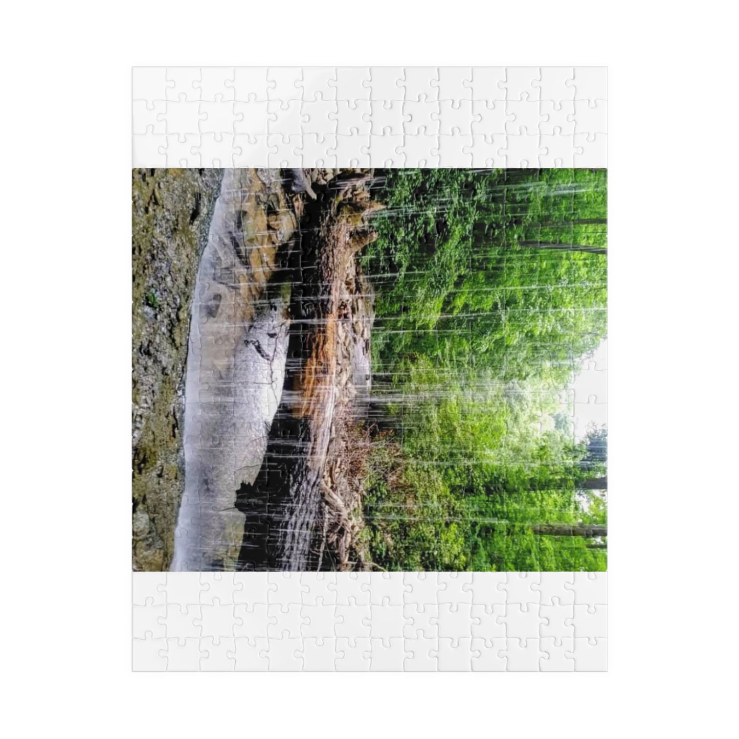 Under the waterfall Puzzle (110, 252, 520, 1014-piece)