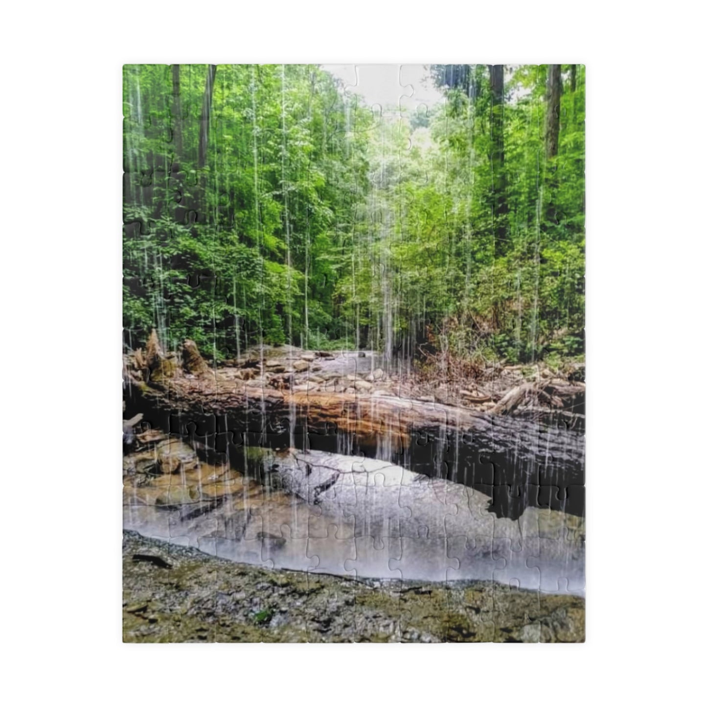 Under the waterfall Puzzle (110, 252, 520, 1014-piece)