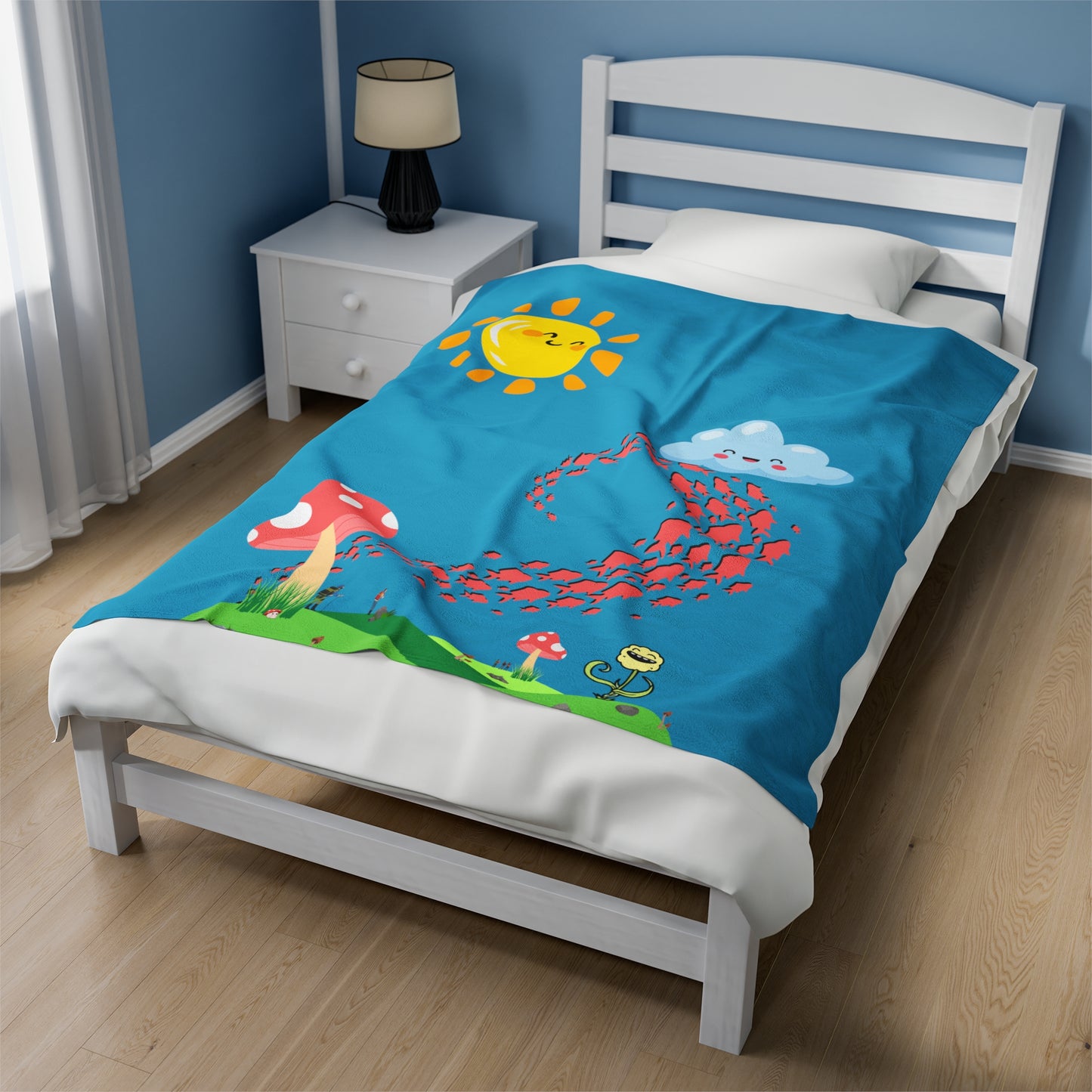 Mushroom Hills Plush Blanket