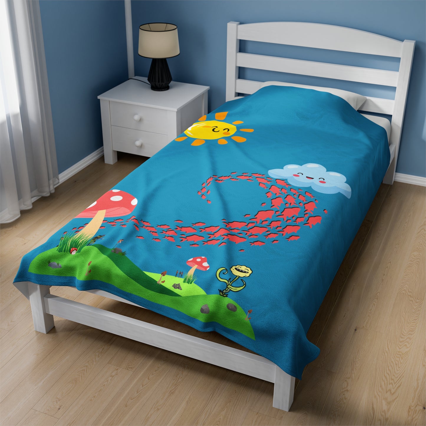 Mushroom Hills Plush Blanket