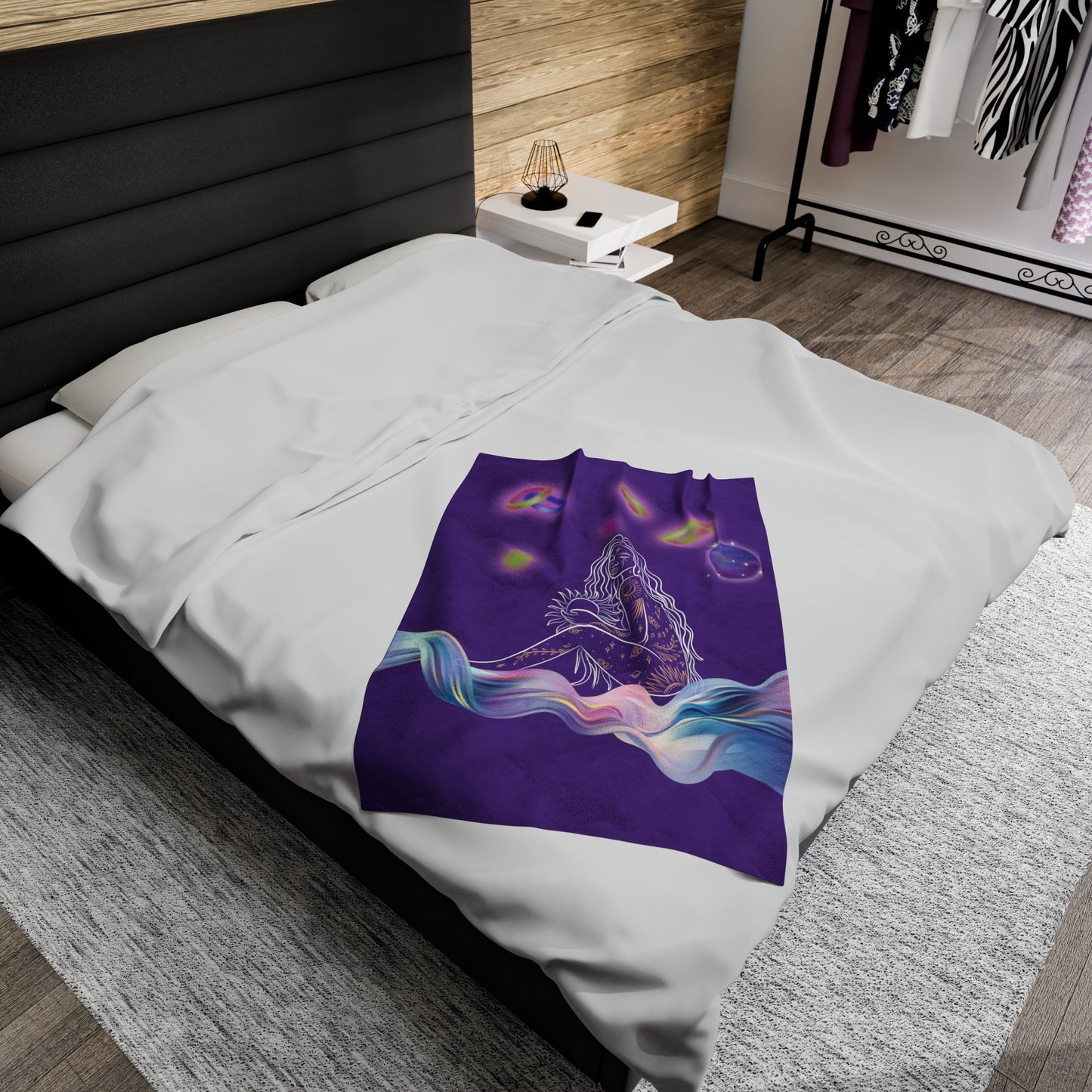 Stardust Lady Plush Blanket