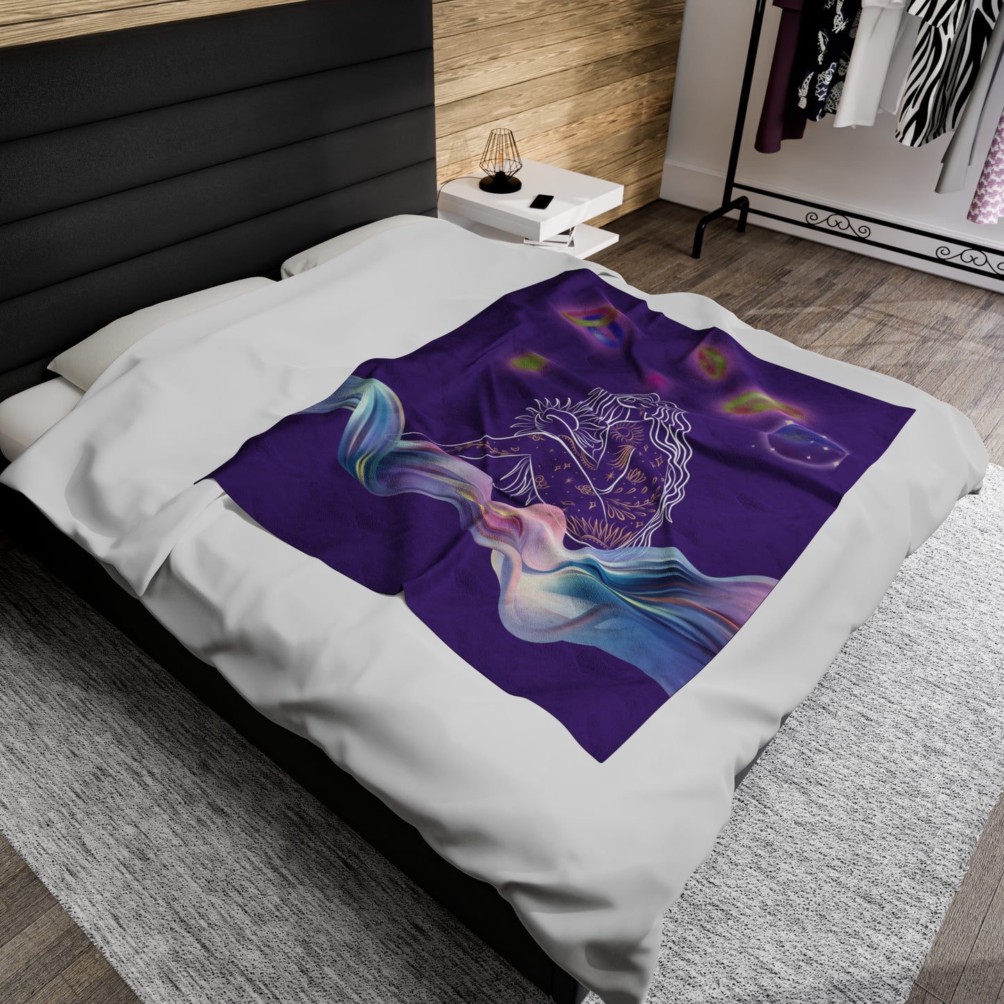 Stardust Lady Plush Blanket