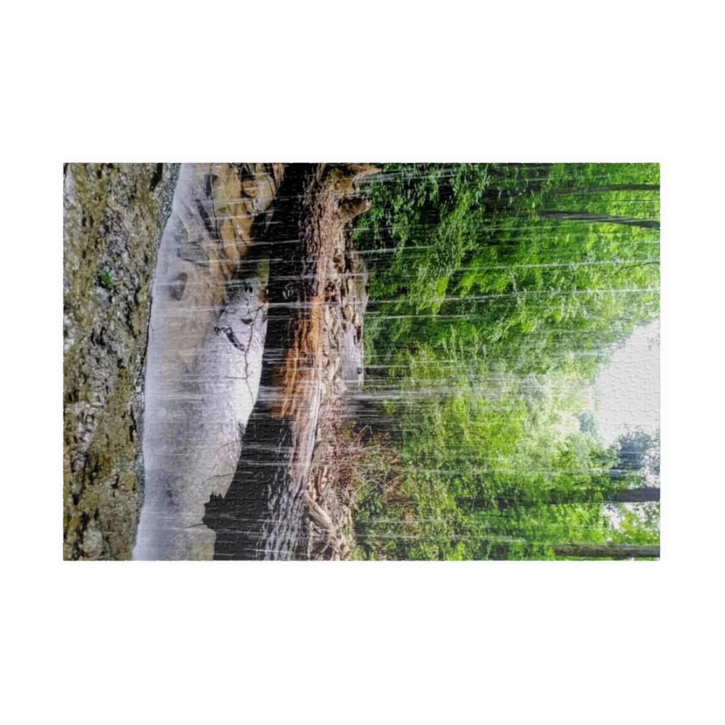 Under the waterfall Puzzle (110, 252, 520, 1014-piece)